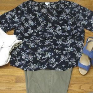 J. Jill boho/peasant blouse tunic